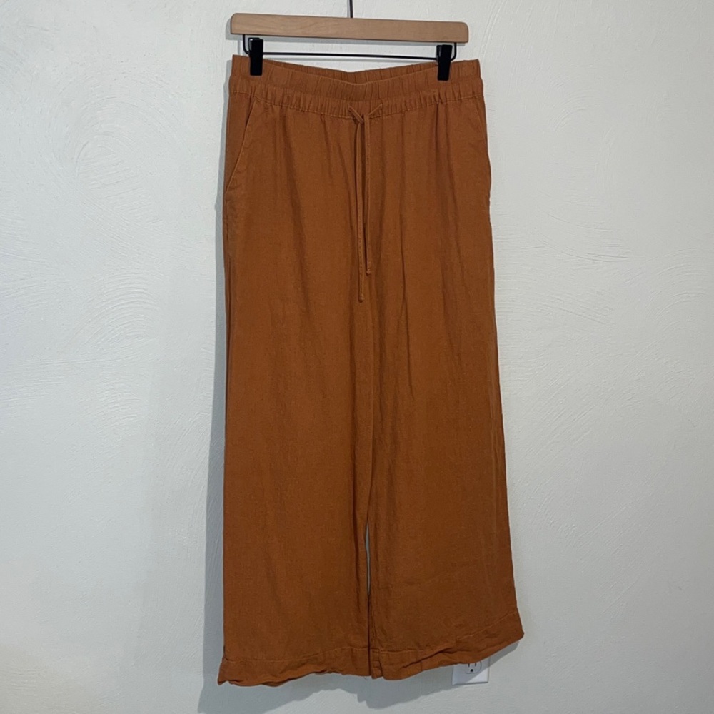 a new day Women's Wide Leg Pants in Rust Orange